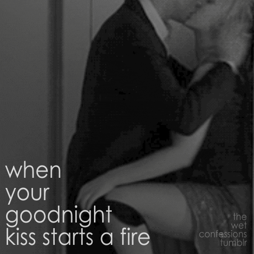 Smooching passionate
