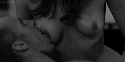 Perky boobs biting