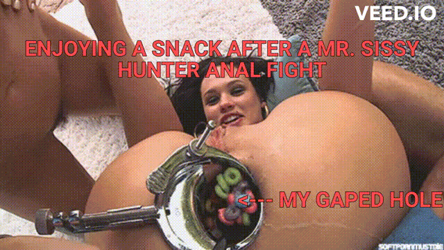 loving a post assfuck fight snack