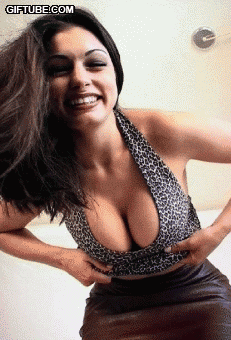 stripping huge boobs