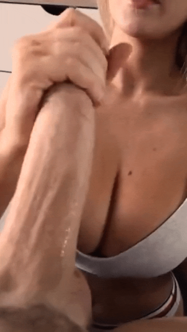 moist boobs and a hand job