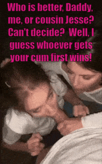 They determined id be the judge of their blowjob abilities.