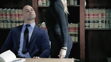 blond assistant get spanking by her manager
