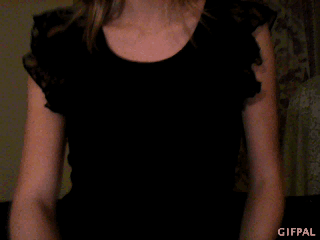 Bouncing huge boobs