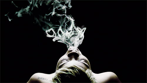 Smoking Blondie
