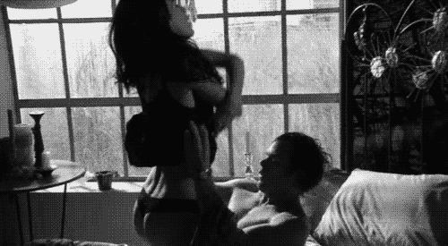 Smooching passionate