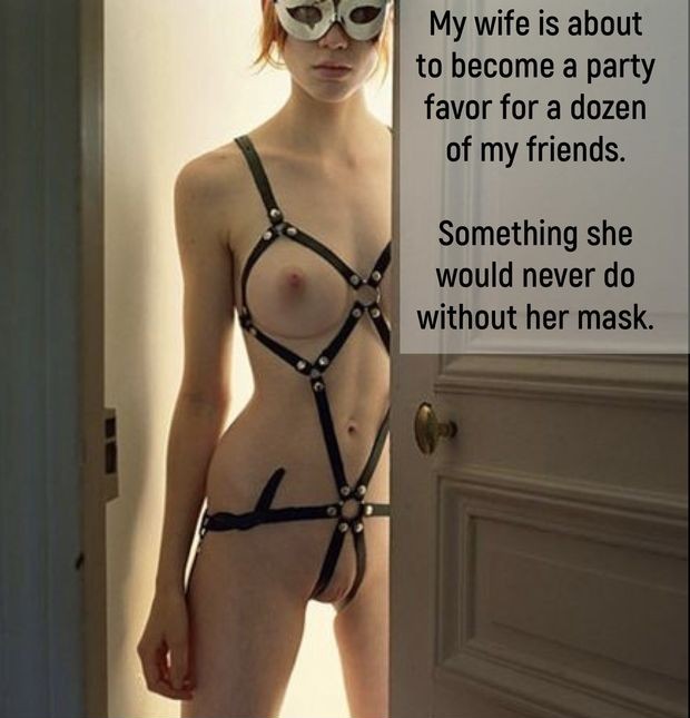 Her mask gives her courage.