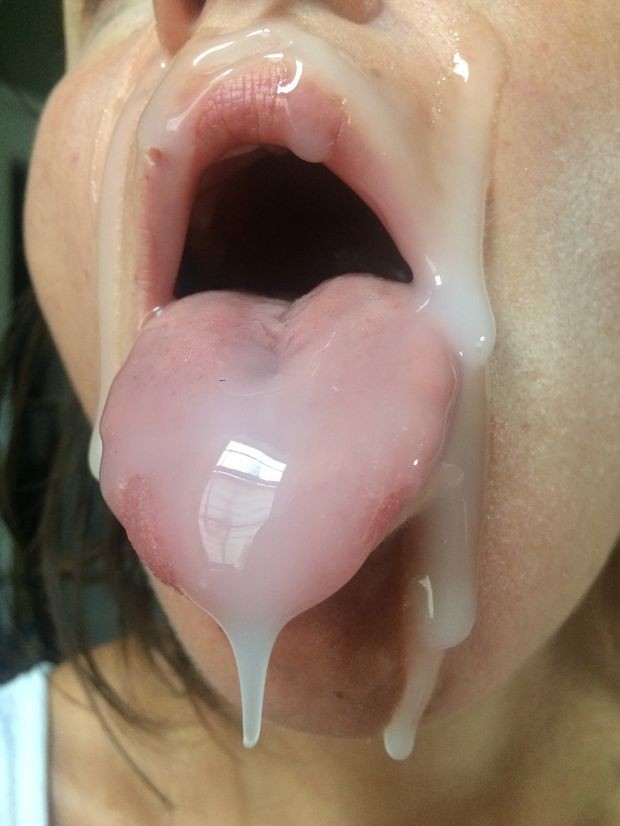 Tongue Out Facial Porn - Impressive jizz fountain facial cumshot, throat open and tongue out,  praying for more jizz. - MyTeenWebcam