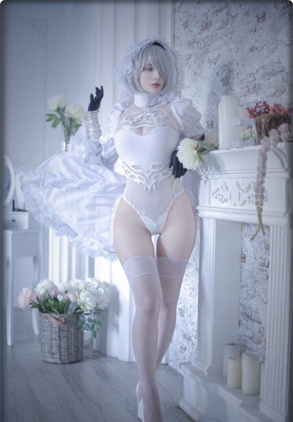 B gets married-candid costume have fun on mettle from nier: automata